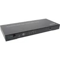 InLine 4x1 HDMI Fast Switch with Audio - Commutateur vidéo/audio - 4 x HDMI - de bureau
