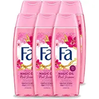 Fa 6 x – Douchegel – Magic Oil Pink Jasmine – 250 ml - Voordeelverpakking - 6 stuks