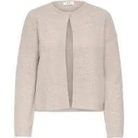 ONLY Gebreid vest 'JDYRue' greige