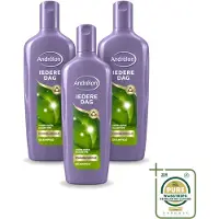 Unilever 3 x Andrélon Dagelijkse Shampoo - 300 ml - Voorraadverpakking - 3 stuks