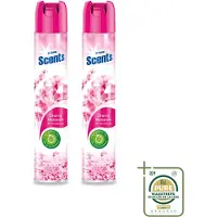 At Home 2 x – Luchtverfrisser Spray – Cherry Blossom – Fris Bloemig - 400 ml - Wasstrips - Luchtverfrisser Cherry Blossom - Bloemige Geur - Frisse Geur - Geurverwijdering - Luchtverfrisser Spray