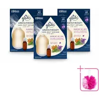 Glade 3 x – Aromatherapy Mist Diffuser – Starterpakket – Houder + Moment of Zen Navulling - 17,4 ml - Bulkverpakking - Aromatherapie - Douchemop - Ontspanning