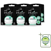 Wilkinson 6 Intuition Sensitive Care vervangende mesjes voor de gevoelige huid - grootverpakking - 6 stuks
