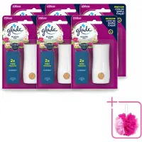 Glade 6 x - Touch & Fresh - Relaxing Zen - 10 ml - Bulkverpakking - Ontspanning - Douchemop - Frisse geur