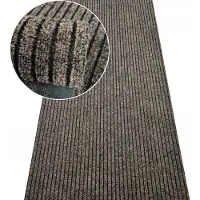 Nestor Beige Deurmat op Maat - 100 cm Breed - Duurzaam & Reinigend