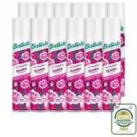 Batiste 12 x - Blush - Droogshampoo - Bloemige Geur - Frist Op en Geeft Textuur - 200ml - Wasstrips - Droogshampoo - Haar Opfrissen - Vet Haar - Frisheid - Bloemige Geur