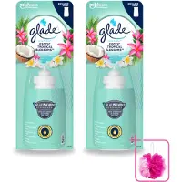 Glade 2 x – Sense & Spray Navulling – Exotic Tropical Blossoms – 18 ml - Bulkverpakking - Tropische geur - Douchemop - Bewegingssensor