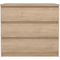 Ebuy24 Naia kommode 3 lades eiken decor.