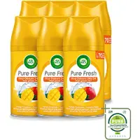 Air Wick 6 x Freshmatic - Luchtverfrisser Navulling - Tropische Mango - 250ml - Grootverpakking - Vaatwasstrips - Tropische Mango - Geurverspreider - Geur - Luchtverfrisser - Navulling