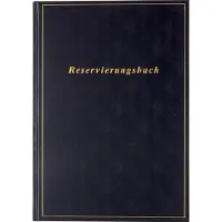 Rido Idé Buchkal Reservi, A4, zwart/rood, 400 pagina's