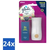 Glade 24 x - Touch & Fresh - Relaxing Zen - 10 ml - Luchtverfrisser - Geur - Relax - Zen - Appel