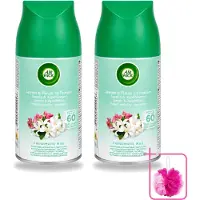 Air Wick 2 x – Navulling – Freshmatic Jasmijn & Appelbloesem – 250 ml - Bulkverpakking - Lentedauw - Douchemop - Geur