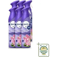 Febreze 6 x – Luchtspray – Mount Fuji Breeze – 185 ml - Wasstrips - Luchtverfrisser Spray - Geurverwijdering - Geur Neutraliseren - Mount Fuji Geur - Frisse Geur