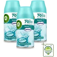 Air Wick 3 x - Luchtverfrisser Navulling - Nenuco - Automatische Spray - 250 ml - Grootverpakking - Vaatwasstrips - Luchtverfrisser - Geurverspreider - Nenuco - Automatische Spray - Geurneutralisatie