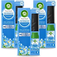 Air Wick 3 x - Freshmatic Spray - Starterkit - Pure Fresh Lentedauw - 250 ml - Voordeelverpakking - 3 stuks