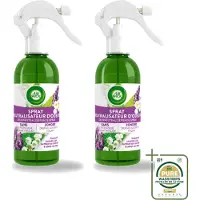 Air Wick 2 x – Luchtverfrisser Spray – Active Fresh Lavendel & Lelie – 237 ml - Wasstrips - Luchtverfrisser - Geur Neutraliseren - Natuurlijke Geur - Lavendel - Lelie