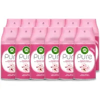 Air Wick 12 x - Luchtverfrisser Navulling - Kersenbloesem - Automatische Spray - 250 ml - Voordeelverpakking - 12 stuks