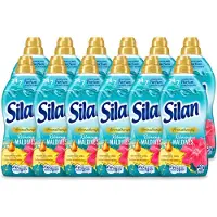 Silan 12 x Aromatherapy - Wasverzachter - Relaxing Maldives - Essentiële Oliën en Langdurige Parfum - 48 Wasbeurten - 1.056L - Voordeelverpakking - 12 stuks