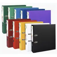 Exacompta EXA ORDNER PVC MET. RAND D80 A4 PASTEL GROEN