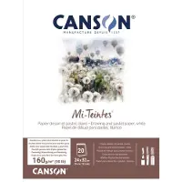 Canson tekenpapier Mi-Teintes blok, 240 × 320 mm, 160 g/m², 20 vel