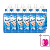 Soupline 12 x - Wasverzachter - Hemels Fris - 1350 ml - Bulkverpakking - Wasverzachter - Douchemop - Wasgoed