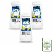 Glade 3 x - Gel - Marine - 150 g - Wasstrips - Luchtverfrisser - Fris Geur - Maritieme Geur - Geur Gel - Badkamer Geur