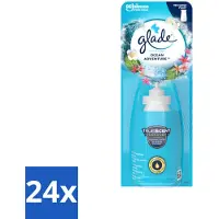 Glade 24 x - Sense & Spray - Ocean Adventure - 18 ml - Frisse Geur - Zeegeur - Citrusgeur - Bloementon - Geurverspreider