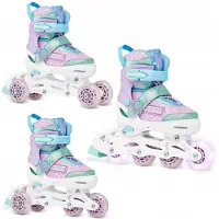 Raven Etta 3-in-1 Kinderrolschaatsen - Verstelbaar maat 27-30 - LED Wielen