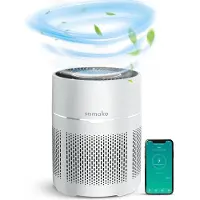 Samako Airflow - Luchtreiniger - Hepa 13 pro filter - Hooikoorts, huisdier allergieën, huisstofmijt - Luchtkwaliteitsindicator - Air purifier- Nederlandse app - Slaapstand