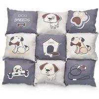 Mascow - Hondenbed, antislip onderkant, 55 x 45 cm - grijs