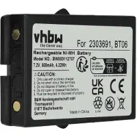 123accu Ikusi BT06 / 2303691 accu (7.2 V, 600 mAh, Ni-Mh, huismerk)