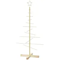 vidaXL Metalen kerstboom KUOPIO 120 cm Staal Goud