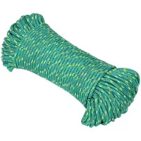 vidaXL Multifunctioneel touw 4 mm 500 m Groen PP 105 kg Max. belasting
