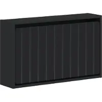 vidaXL Wandgemonteerde Schoenenkast ZWOLLE 71 x 17 x 43 cm Zwart