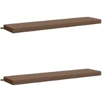 vidaXL Bankkussens SOEST 2 st 100% Polyester Taupe 170 x 40 x 8 cm