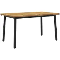 vidaXL Vierkante Eettafel 140 x 80 x 75 cm Massief Acacia Hout