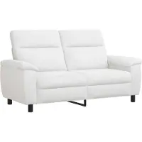 vidaXL Bank Wit 178 x 90 x 95 cm Stof