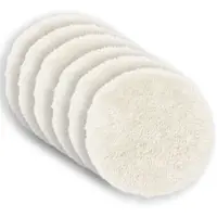 vidaXL Kussen 6 st HEERLEN Wit Ø 60 cm PV Fleece