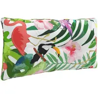 vidaXL Rugkussen PUTTEN 100% Polyester Meerkleurig 80 x 40 x 10 cm
