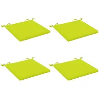 vidaXL Zitkussens SOEST 4 st 100% Polyester Heldere Groen.