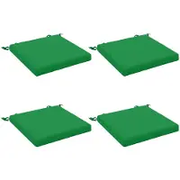 vidaXL Zitkussens SOEST 4 st 100% Polyester Groen 50 x 50 x 5 cm