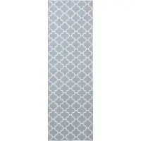 vidaXL Tapijt Runner ORIZ 1150 gsm Grijs en wit
