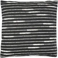 Dutchbone Sierkussen Leaf Black (45 x 45 cm)