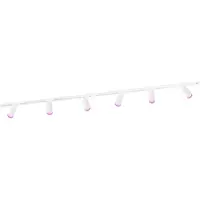 LEDVION - Smart LED Railverlichting 2M + 6 Railspots (4.9W - RGB - Wit - Dimbaar) - 1-Fase