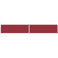 vidaXL Windscherm uittrekbaar 200x1200 cm rood