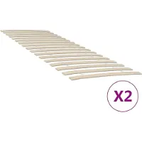 vidaXL Bedlattenvervanging met 34 latten 2 stuks 70x200 cm