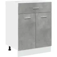 vidaXL Ladekast Lyon, betonkleur, 60x46x81,5 cm, houtvezelplaat
