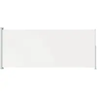 vidaXL Tuinscherm uittrekbaar 200x514 cm crème