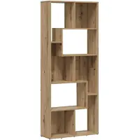 vidaXL Boekenkast Artisan Eiken 67x24x161 cm Bewerkt Hout