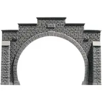 Noch 48052 PROFI plus TT Tunnelportaal 2-sporig Hardschuim model, Geverfd